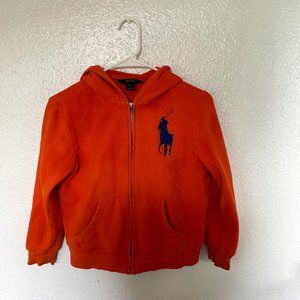 Polo By Ralph Lauren Kids M  10 12 Zip Up Hoodie